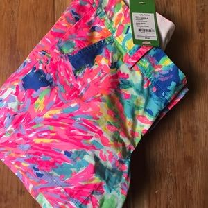Lilly Pulitzer palm beach coral Callahan shorts